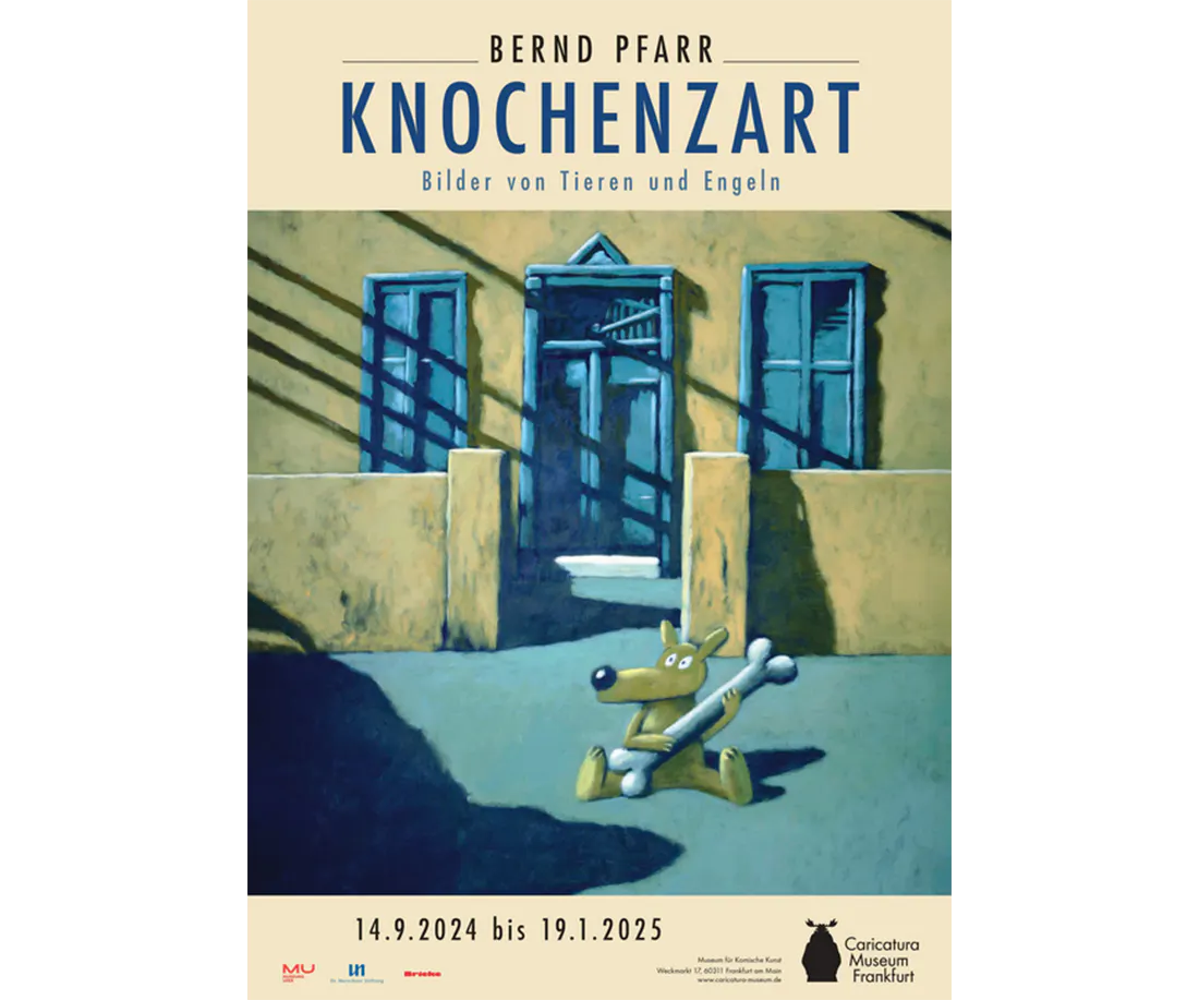 Plakat zur Ausstellung »Knochenzart«