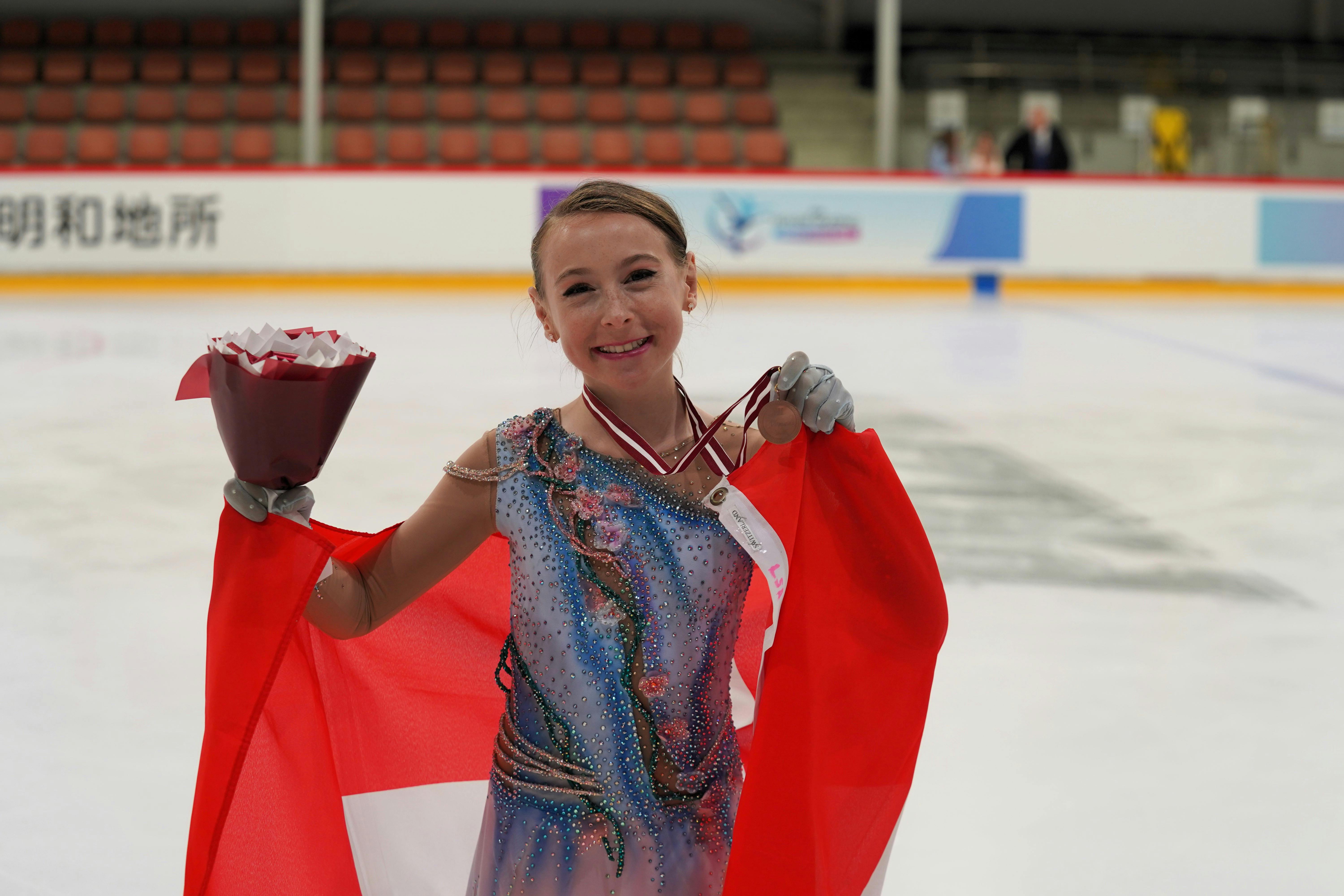 Elisabeth Dibbern stralte über Bronze.