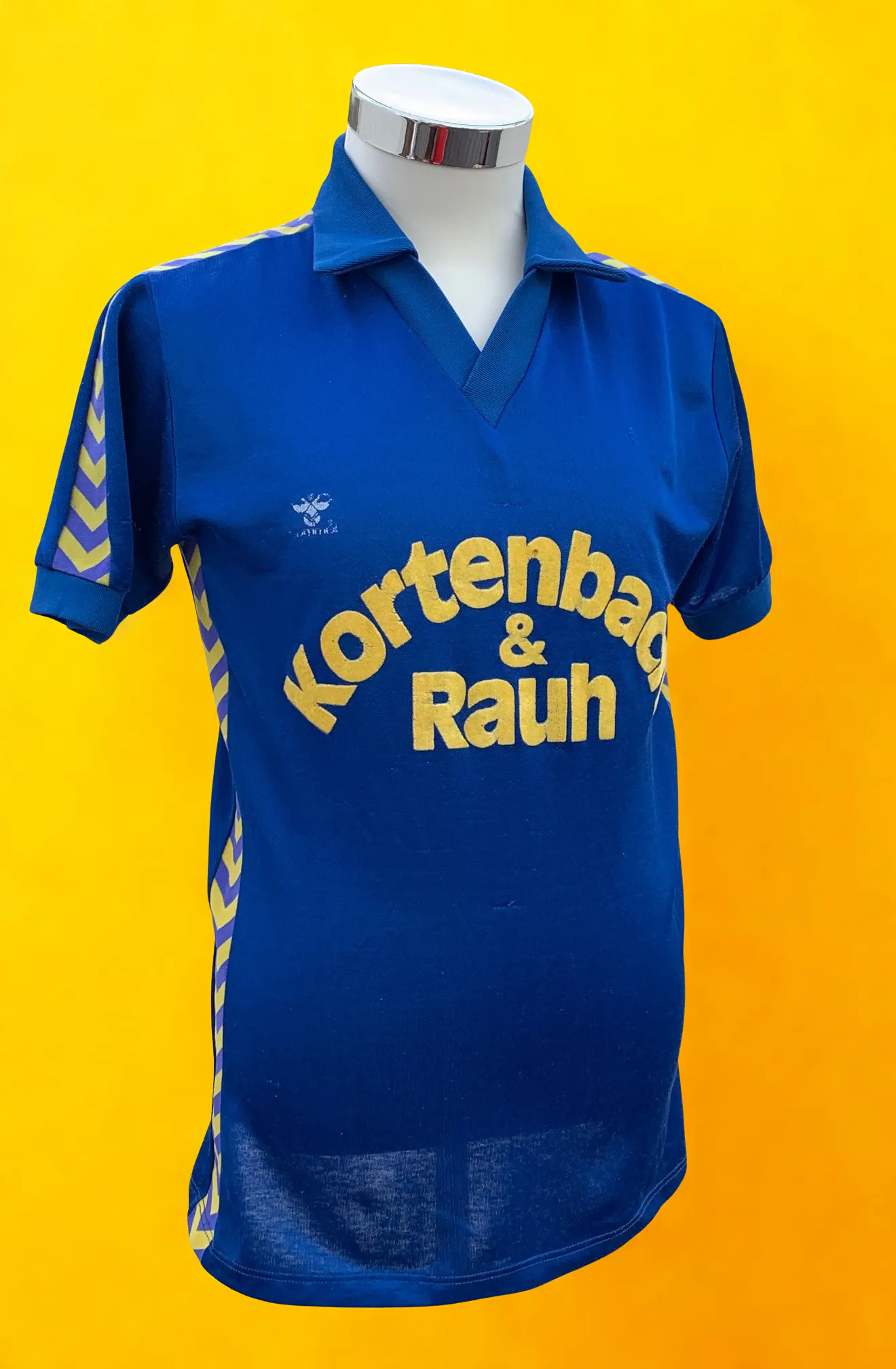 Trikot der SG Union Solingen aus der Saison 1979/80 mit dem Trikotsponsor Kortenbach & Rauh.