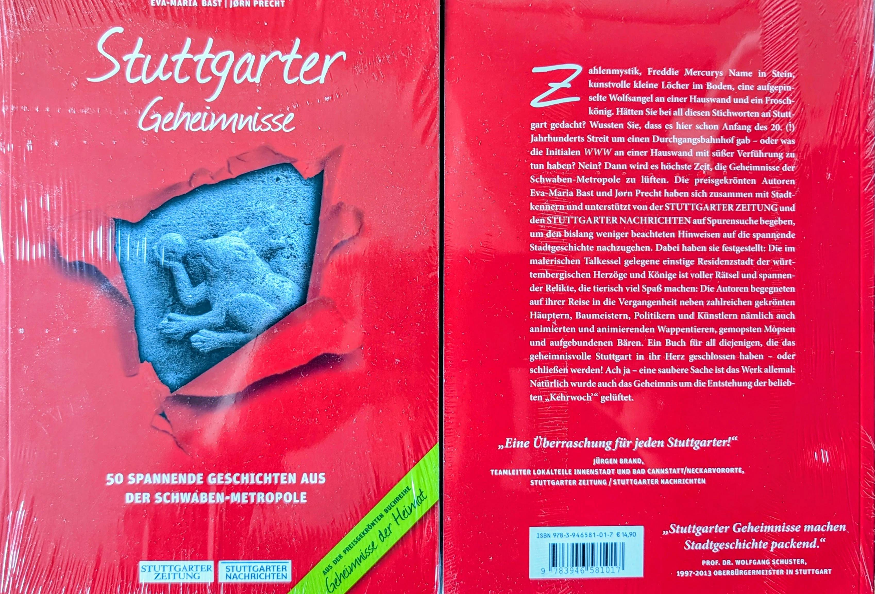 Das Buch „Stuttgarter Geheimnisse” ist im Jahr 2016 erschienen. Einfach auf das Bild klicken, dann geht es direkt zur Prämie.
