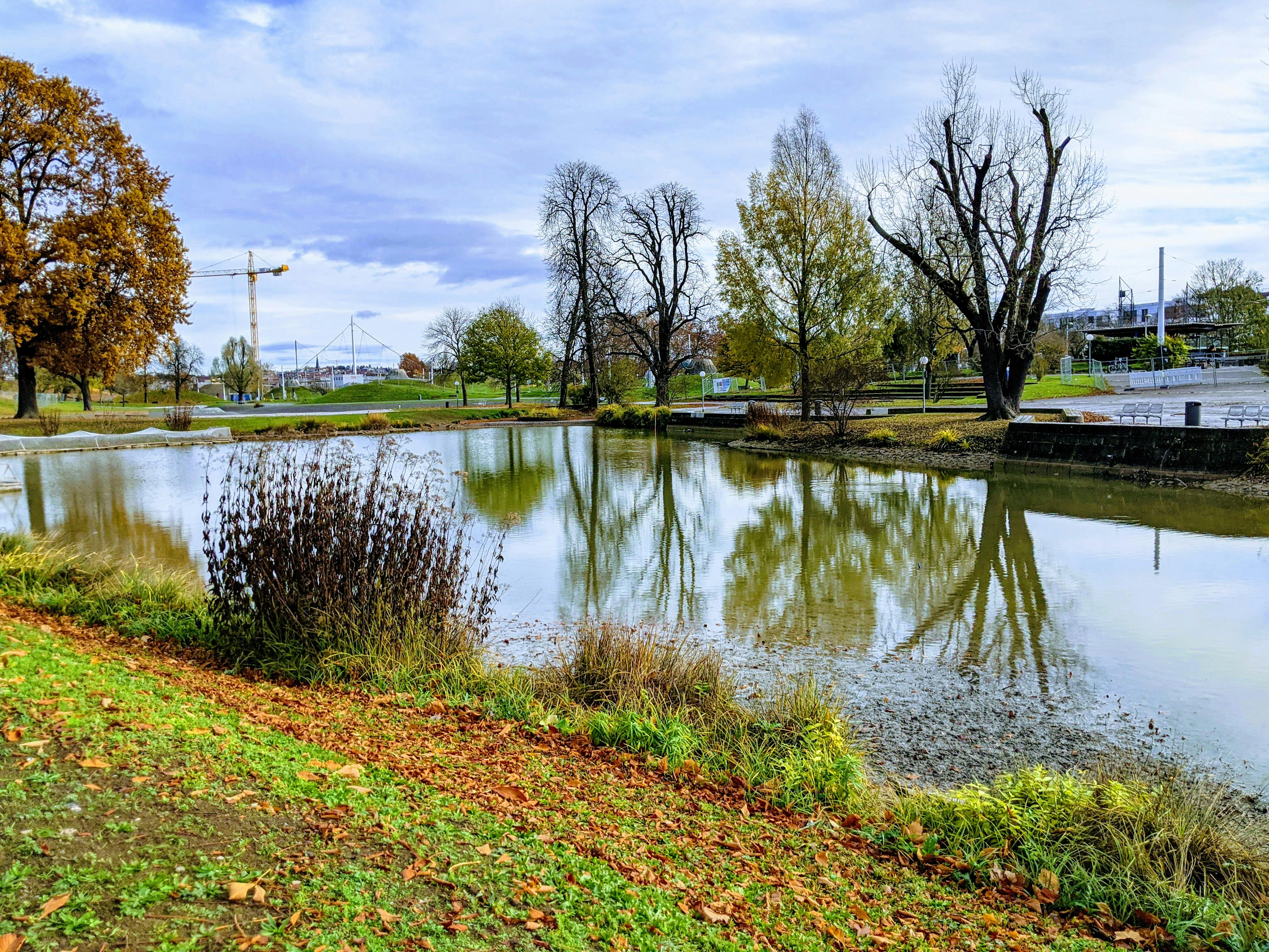 Ein bisschen am Wasser ist man auch im Unteren Schlossgarten bei der Haltestelle Mineralbäder. Der Berger Festplatz ist ganz in der Nähe. Foto: Jürgen Brand