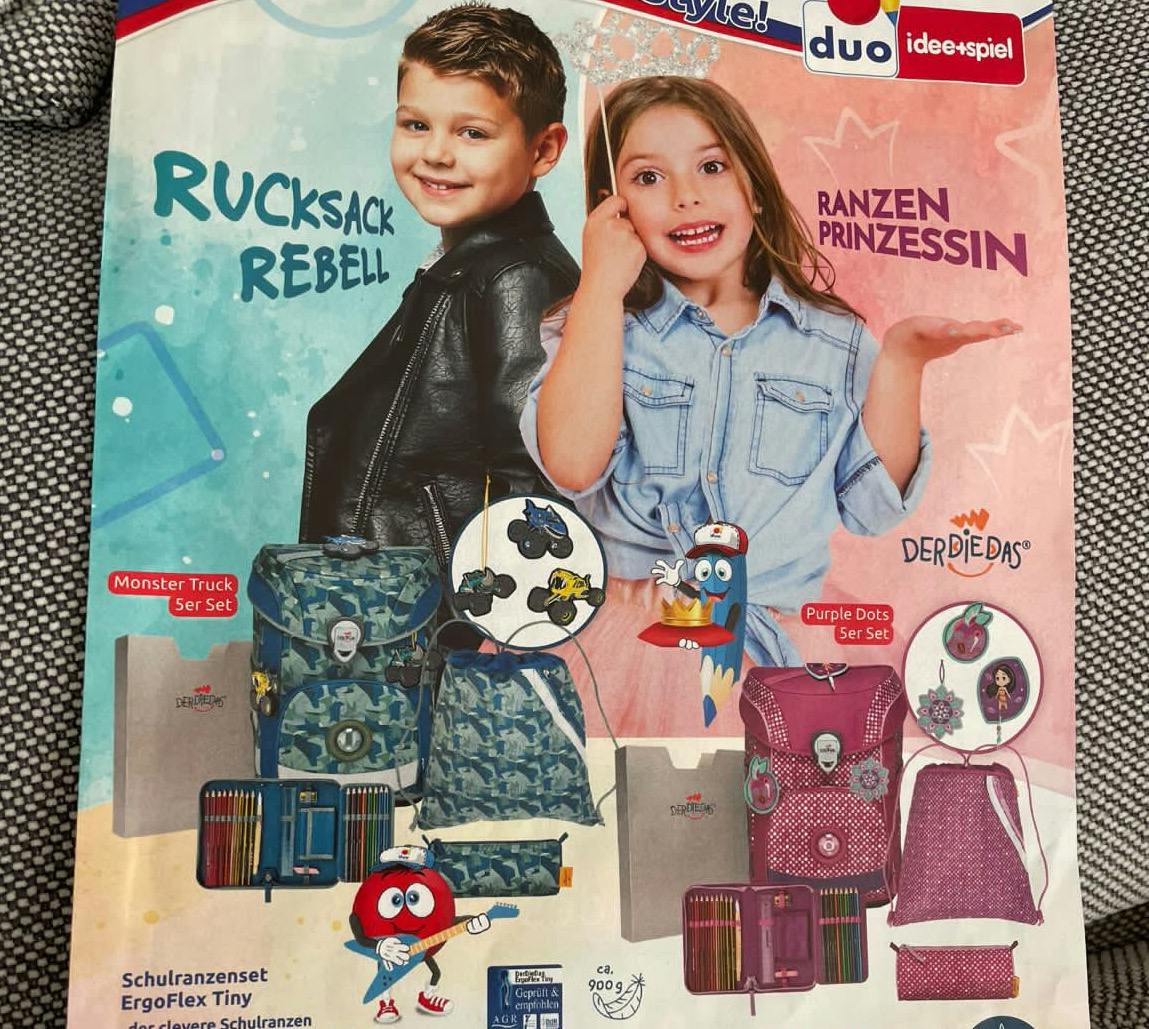 Schulranzenwerbung Rebell und Prinzessin