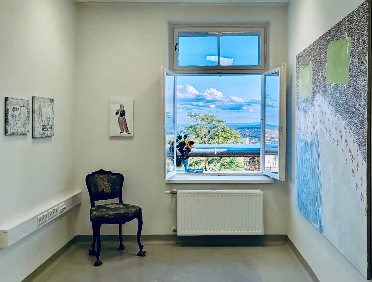 Ausblick aus Pavillon 13 des Otto Wagner Areals. Foto: Red.