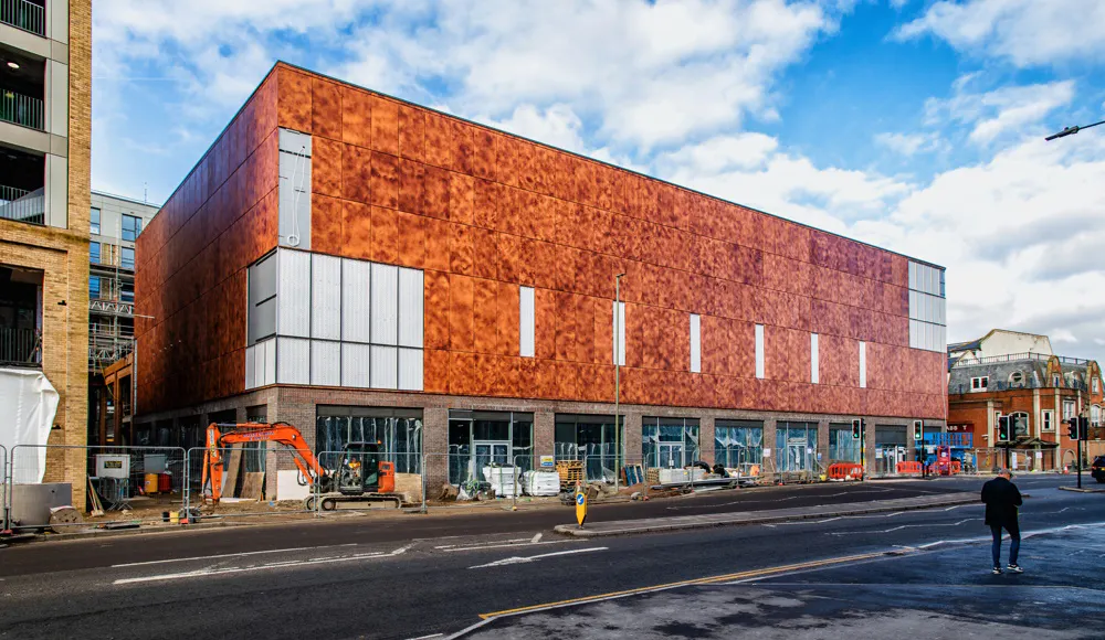 The Rise under construction in Redhill