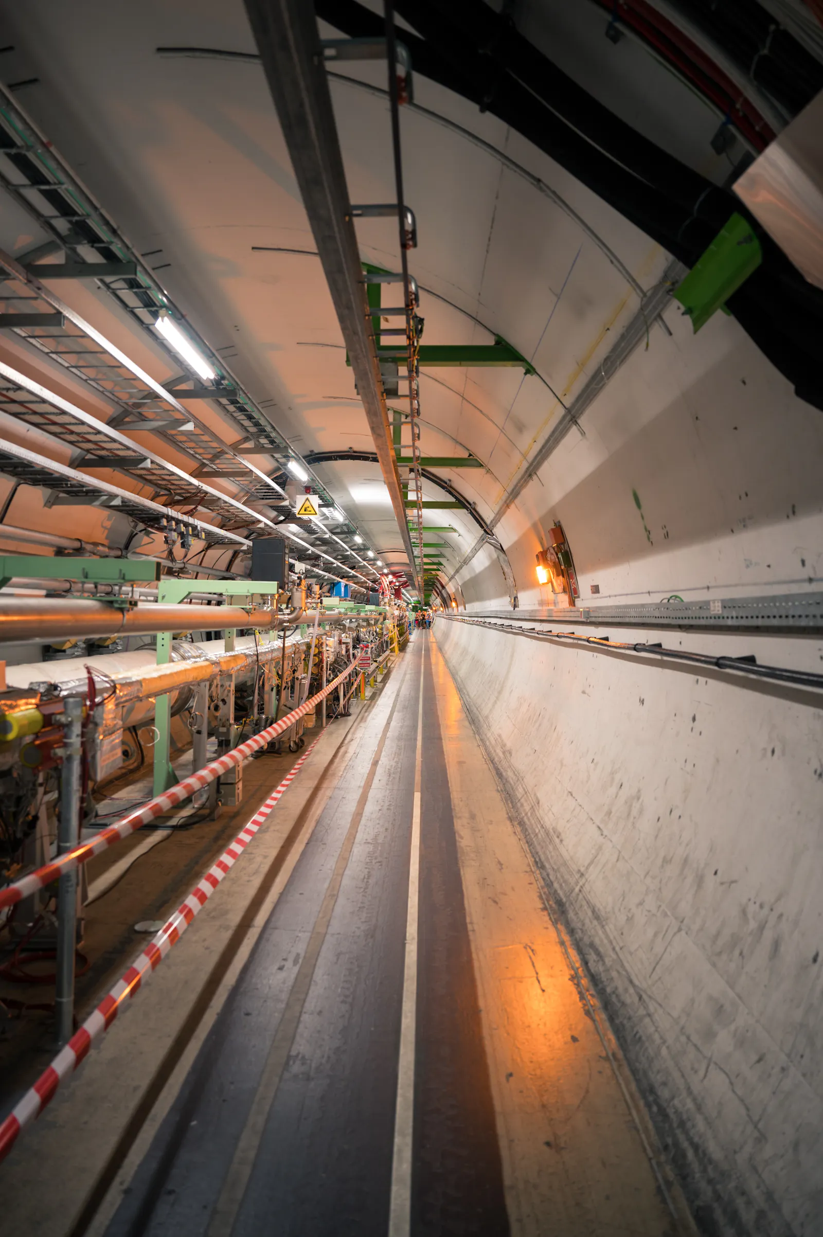 Blick in den LHC am CERN