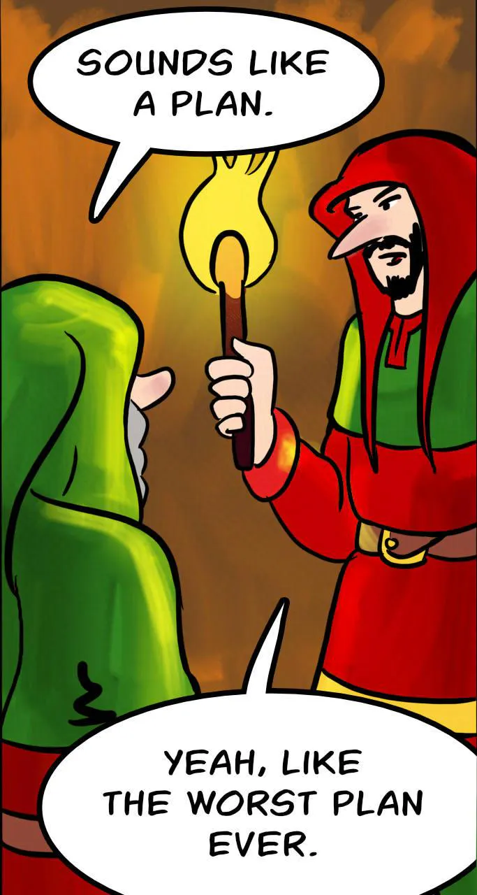 Panel 5.
Jake: Sounds like a plan.
Jodoque: Yeah, like the worst plan ever.