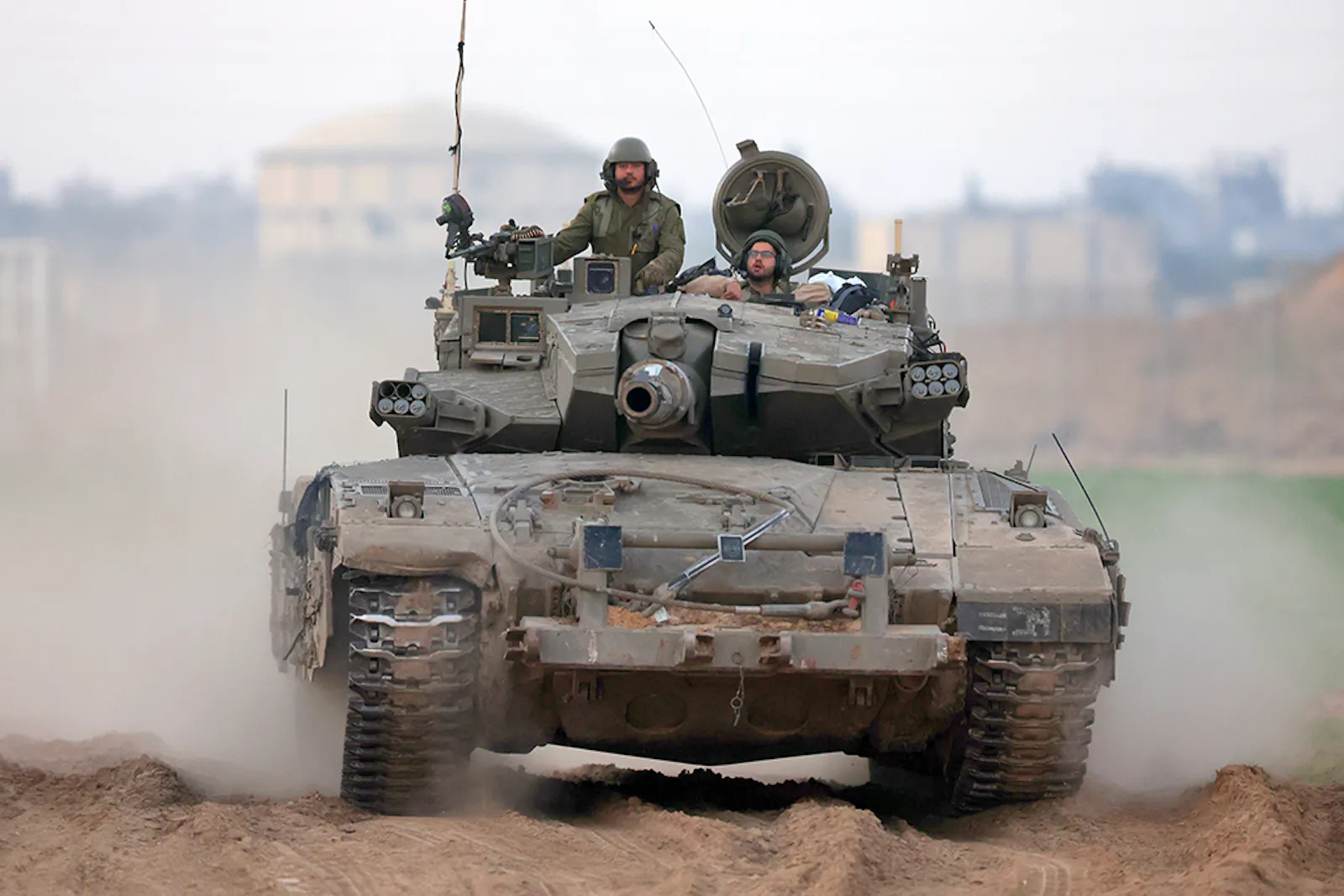 Israelischer Kampfpanzer Merkava im Einsatz