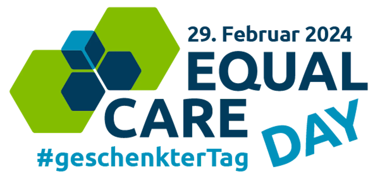 Logo "Geschenkter Tag", Equal Care Day, 29.2.2024