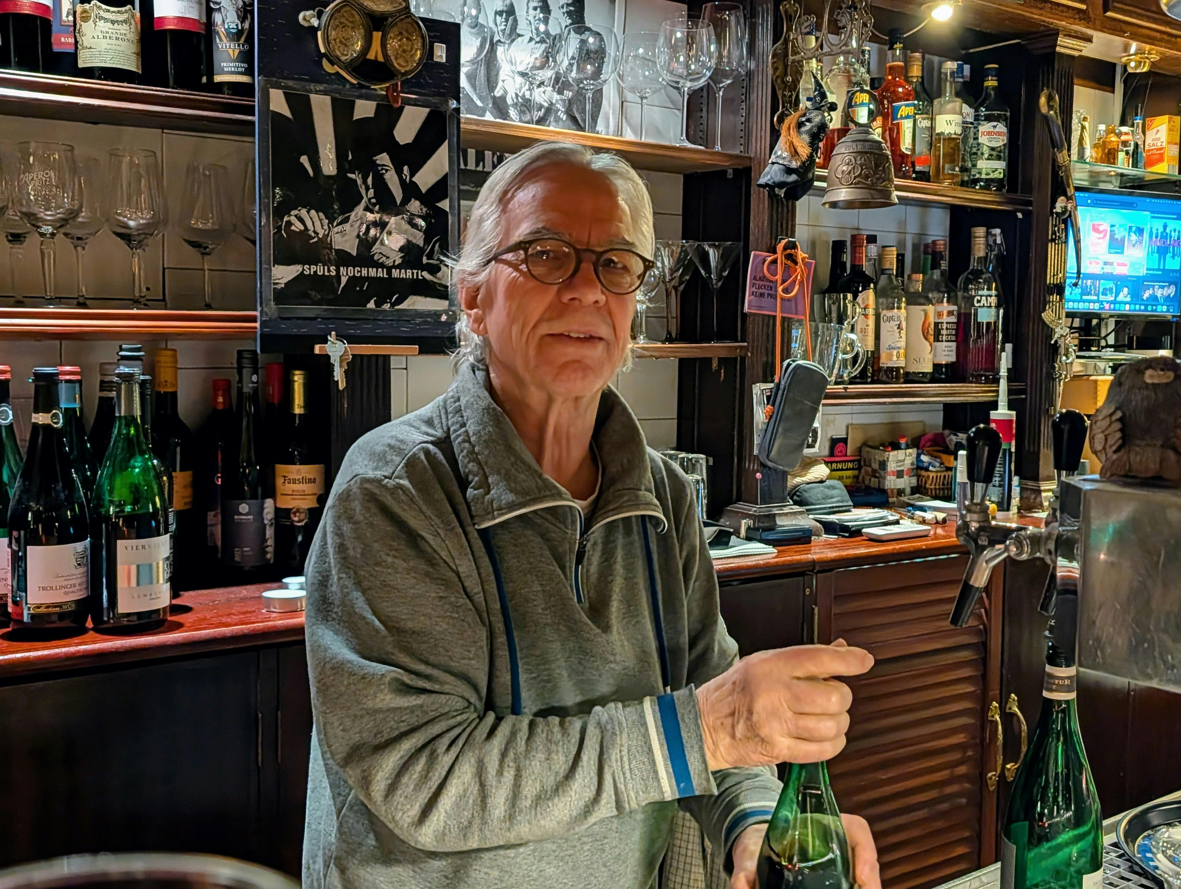 Martin „Martl” Stoll in seinem „Wahnsinn”. Foto: Jürgen Brand