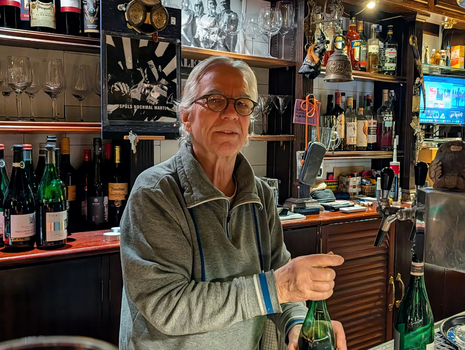 Martin „Martl” Stoll in seinem „Wahnsinn”. Foto: Jürgen Brand
