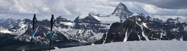 Schneelandschaft am Mount Assiniboine in den kanadischen Rockies. Copyright Verena Schmidt
