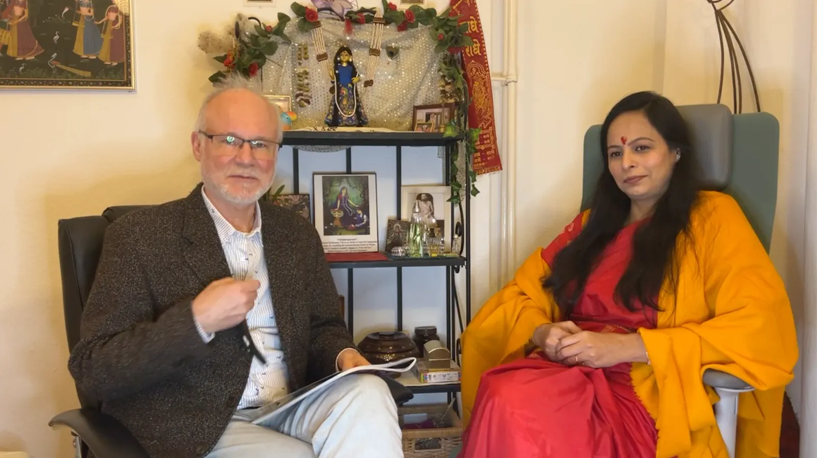 Pratibha Goswami and Ram das