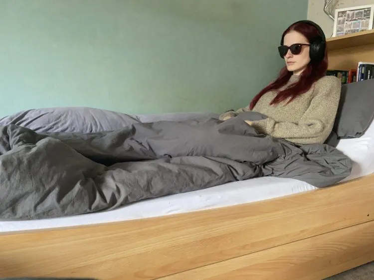 An ME/CFS erkrankt: Alina Snowwhite. Foto: privat