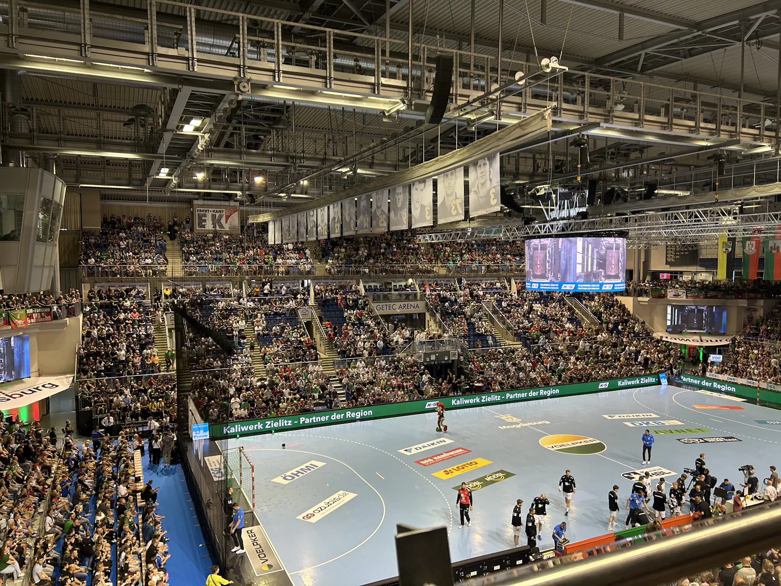 Volle Halle beim SC Magdeburg.