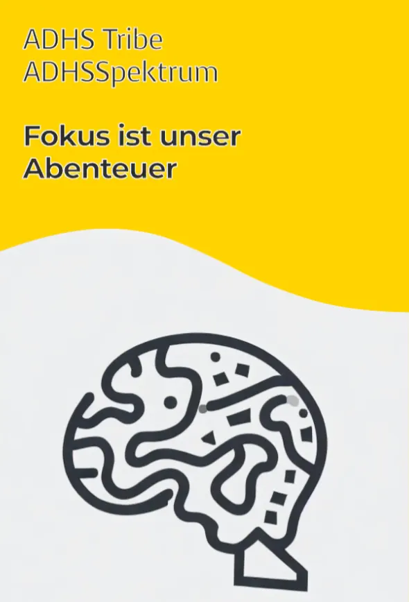 Visualisierung des Logos : ADHS Tribe Fokus ist unser Abenteuer