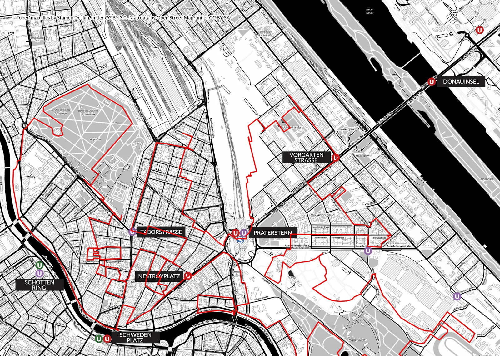 Route - 1020 Wien