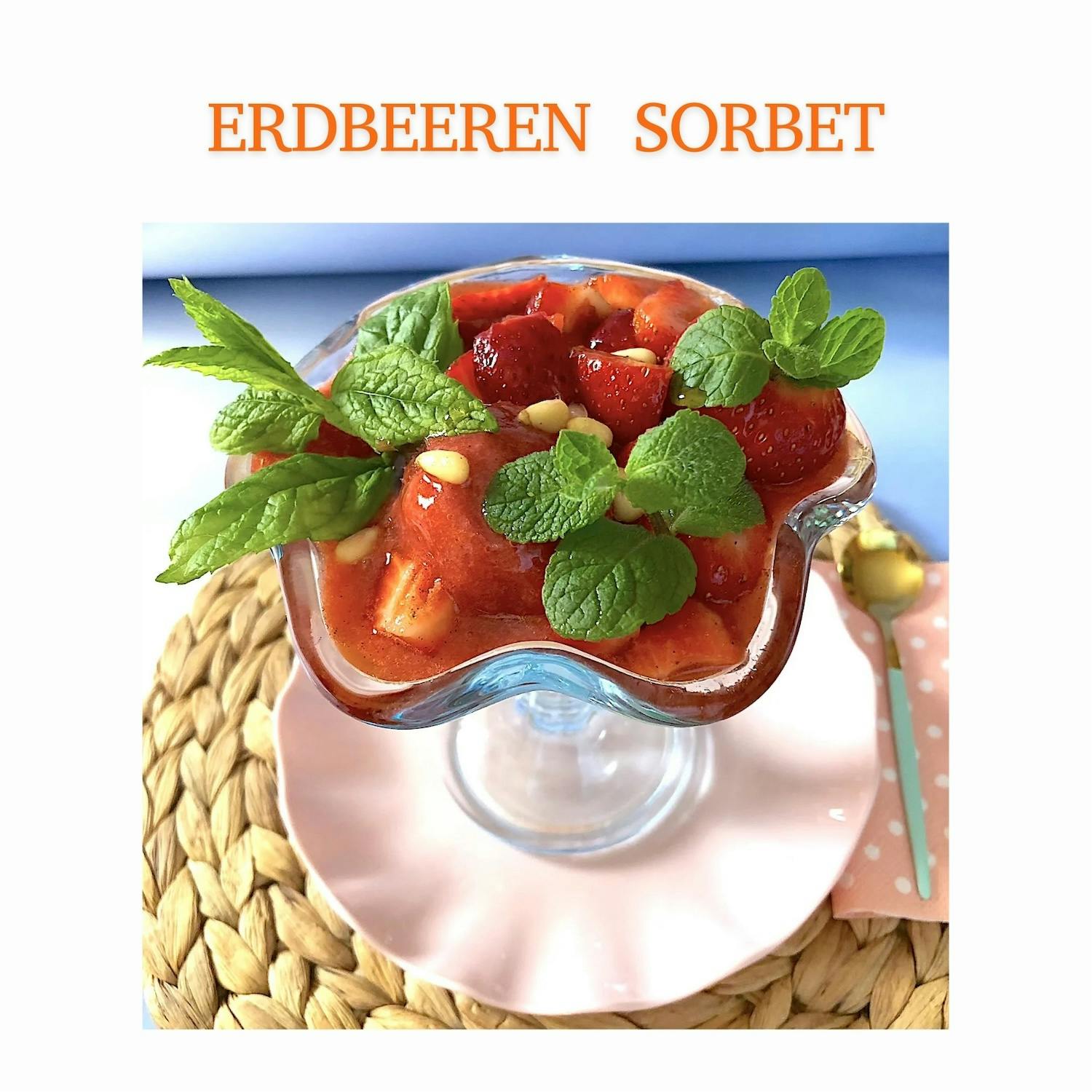 Hier ist der Link zu unserem Erdbeeren Sorbet - Rohchoschtland Schlaraffenland Daniela Elia