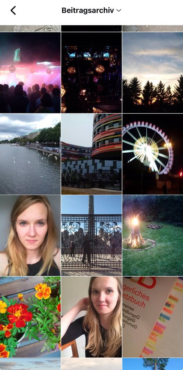 Camera Roll von mir, 2016
