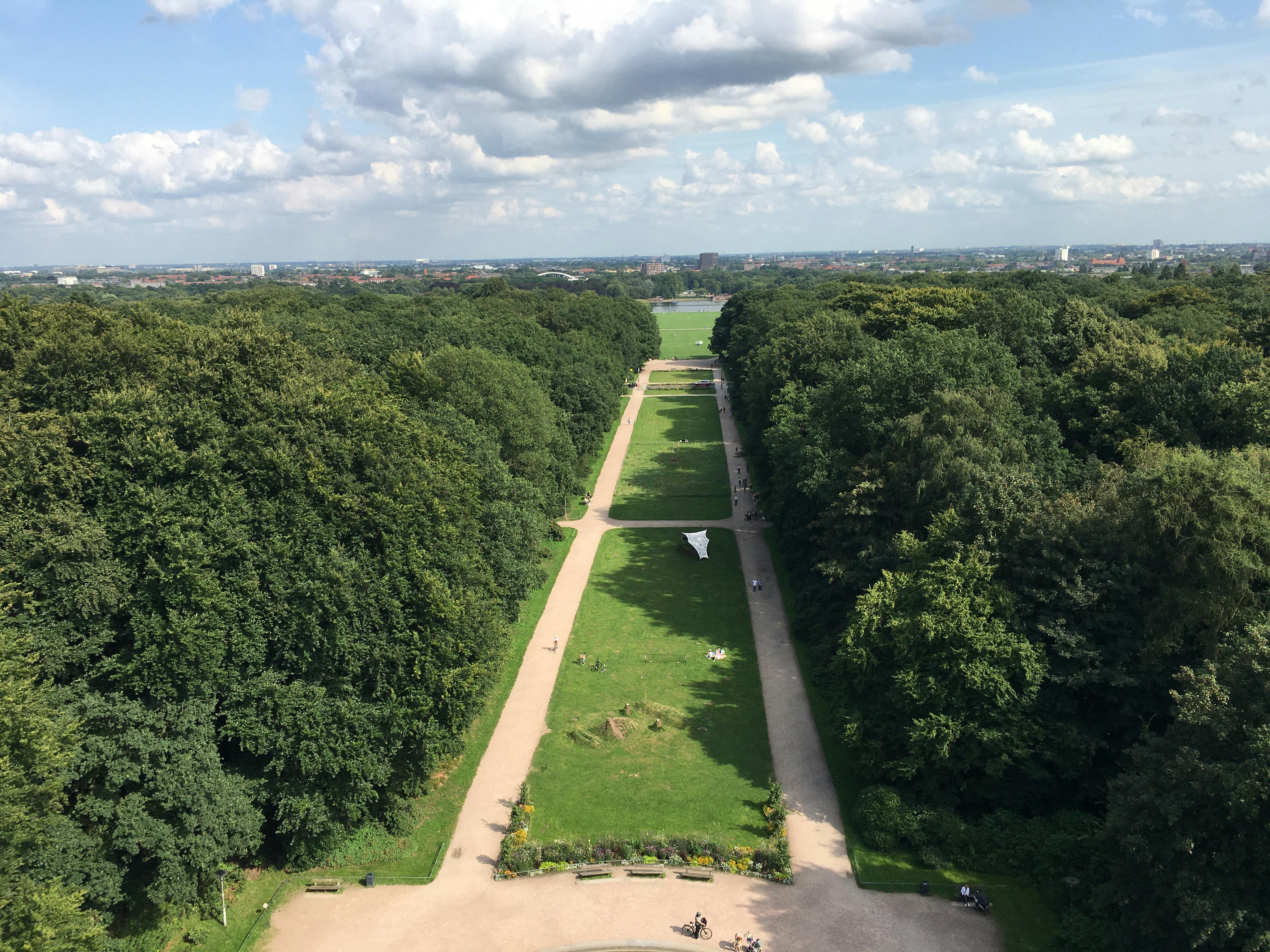 Blick über den Hamburger Stadtpark
