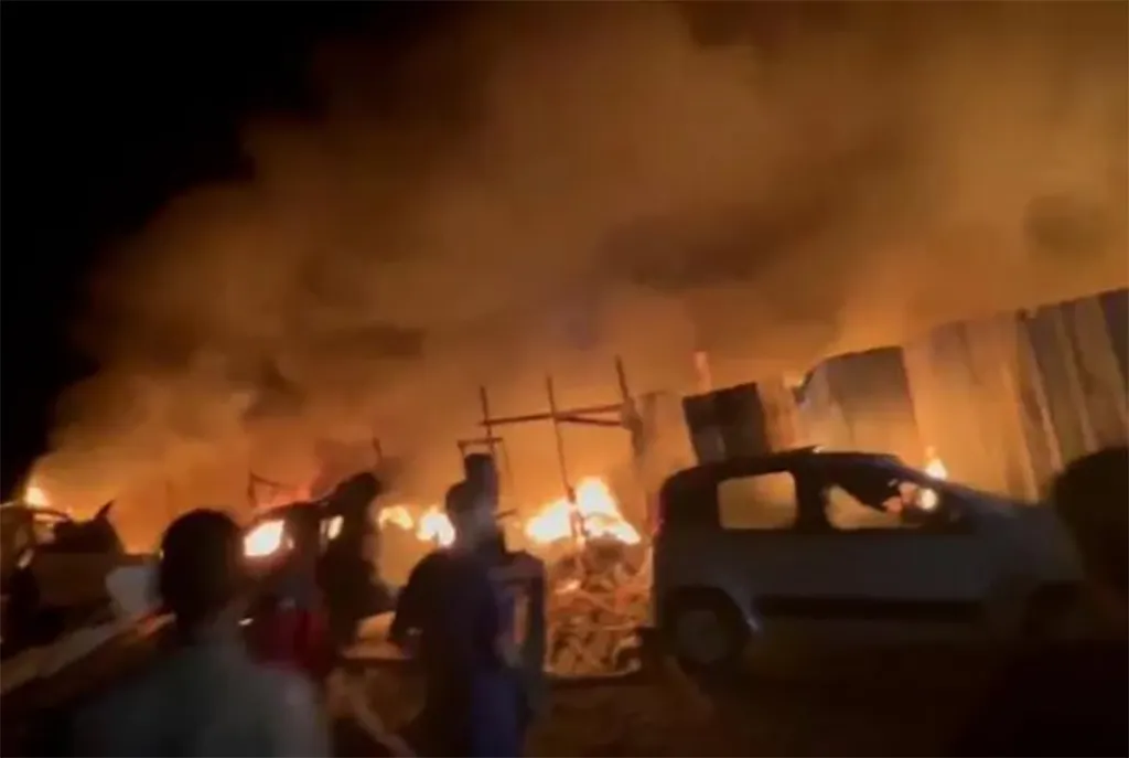 Brand in Rafah