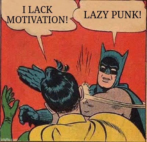 Batman slapping Robin. What a turd.