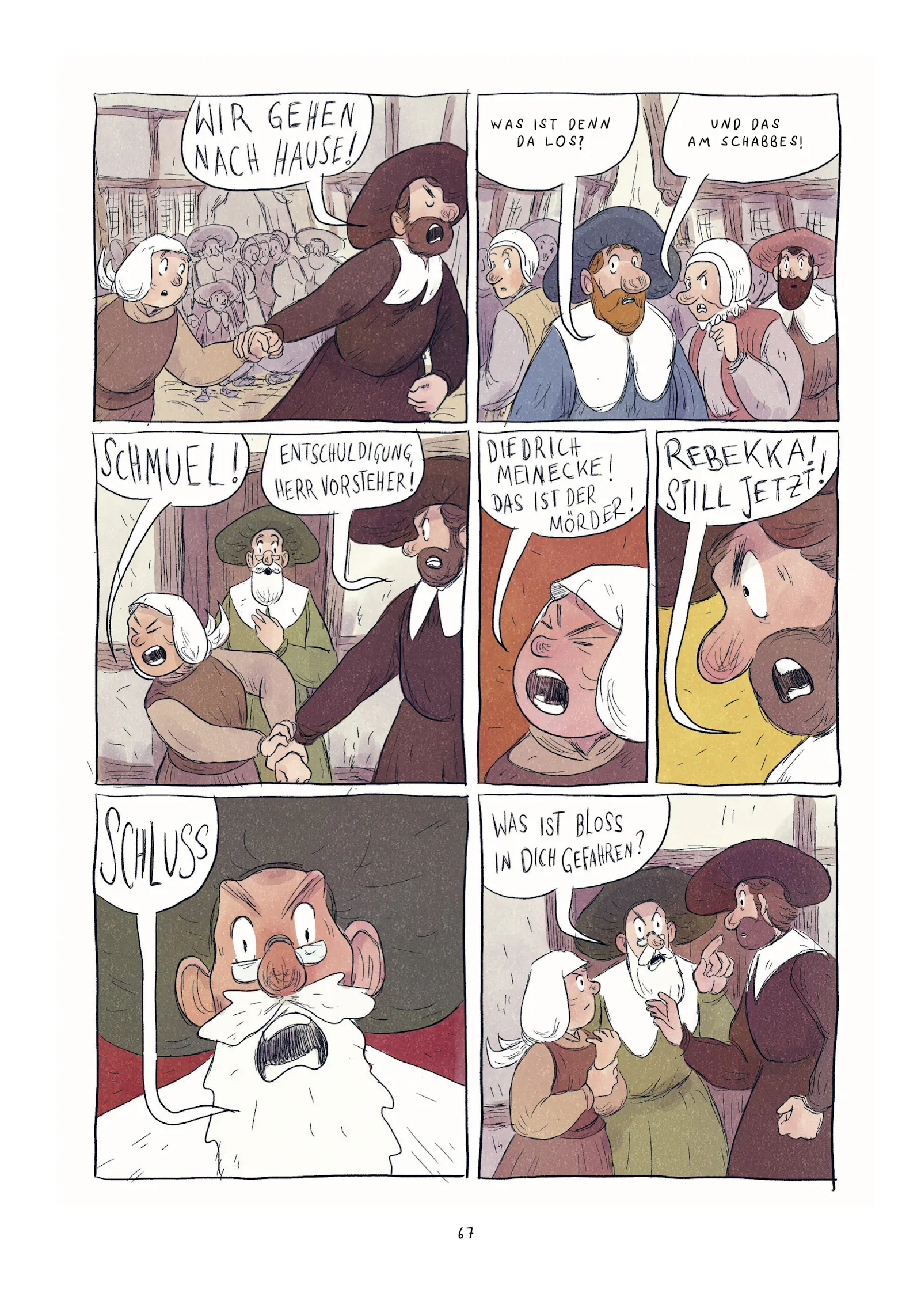 Comicansicht Zeter und Mordio von Jens Cornils