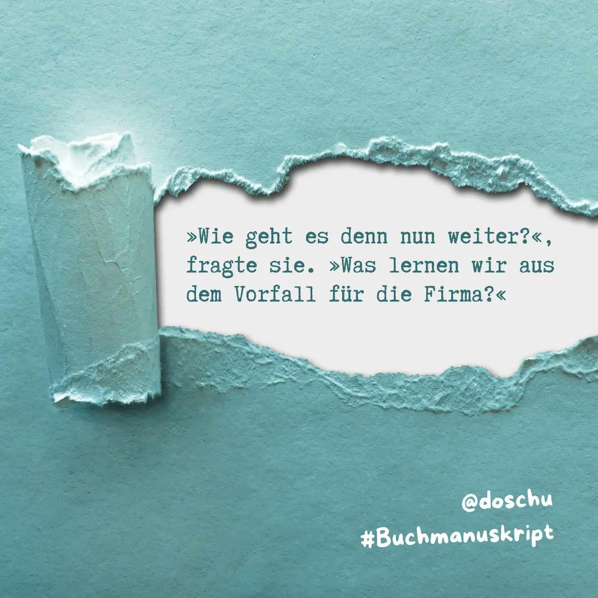 Aktueller Satz im Manuskript