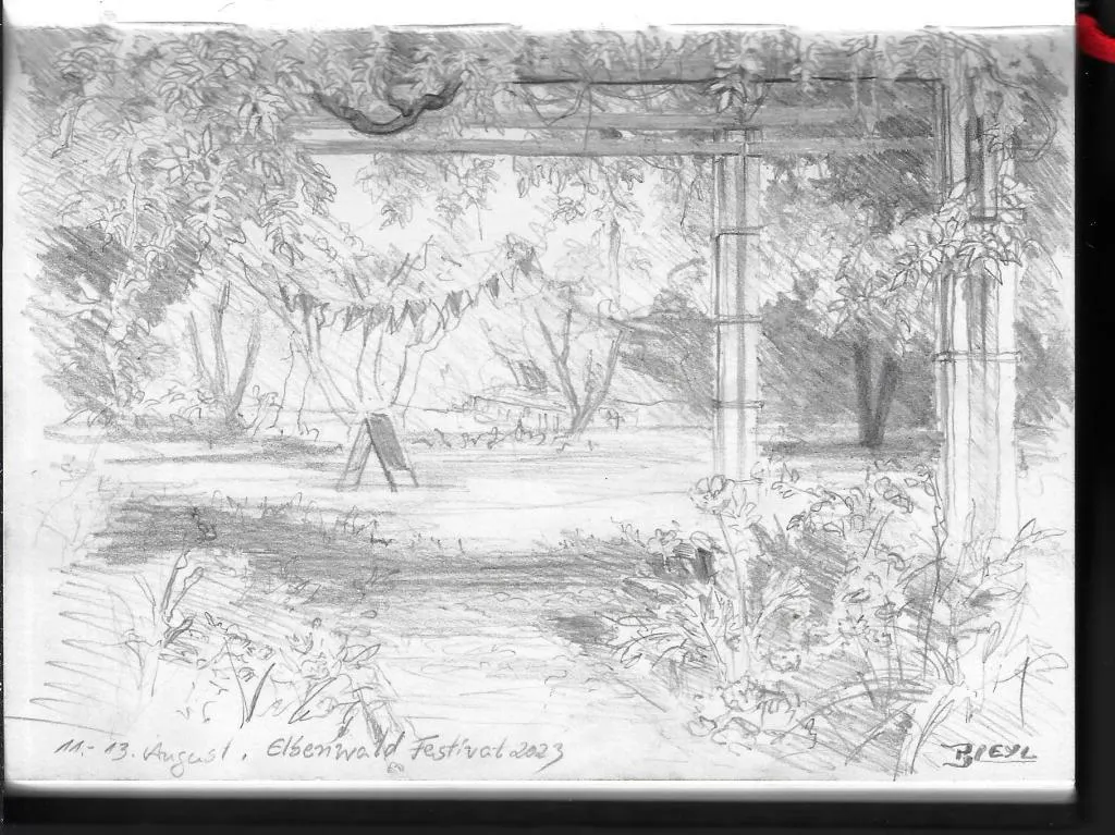 Skizze Elbenwald Festival