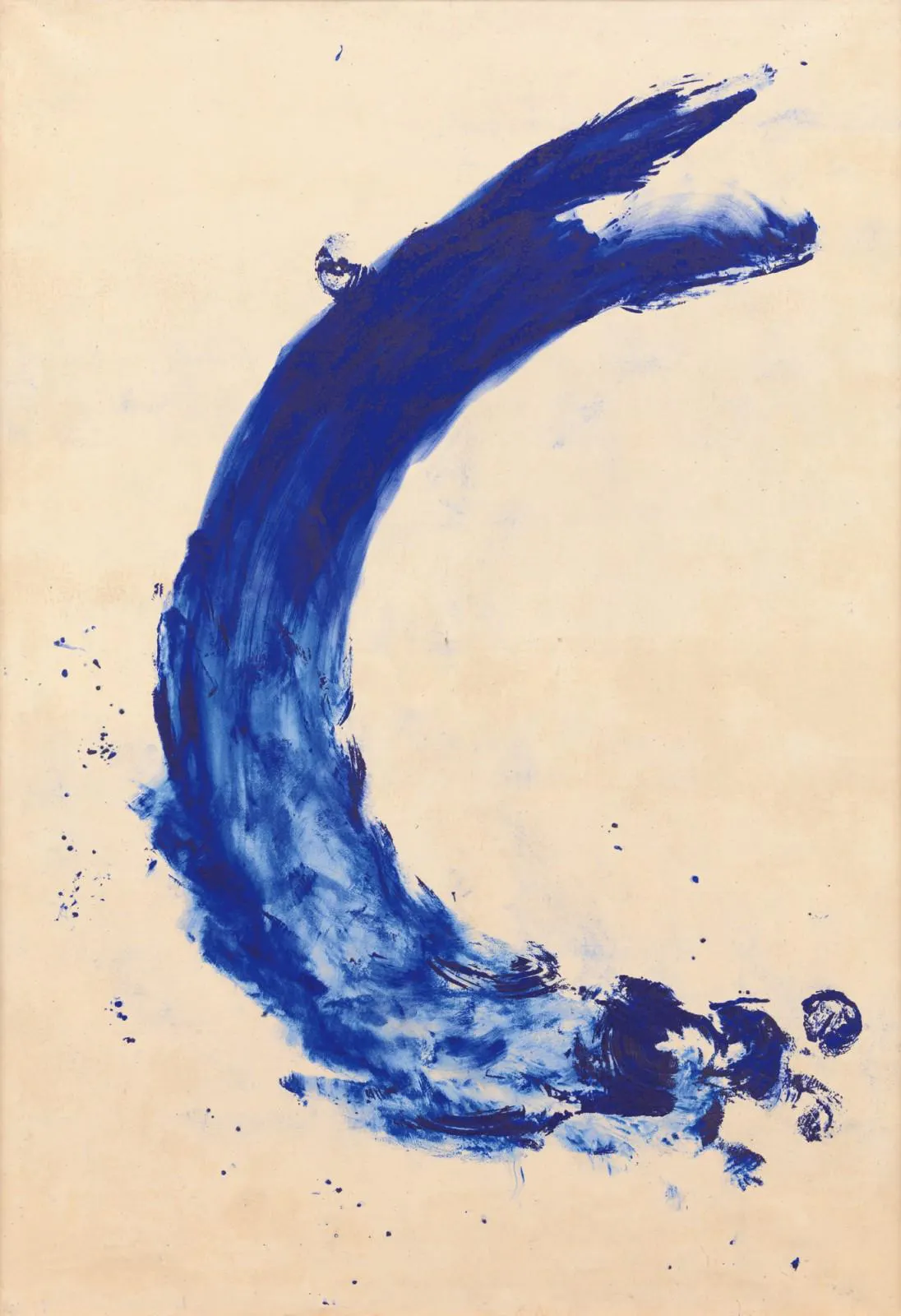 eine blaue Kurve