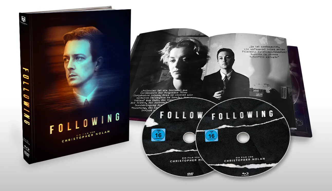 Following Mediabook mit Blick ins Booklet und auf die beiden Discs