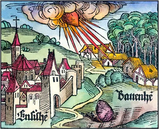 Meteorit von Ensisheim (Bild: 1493)