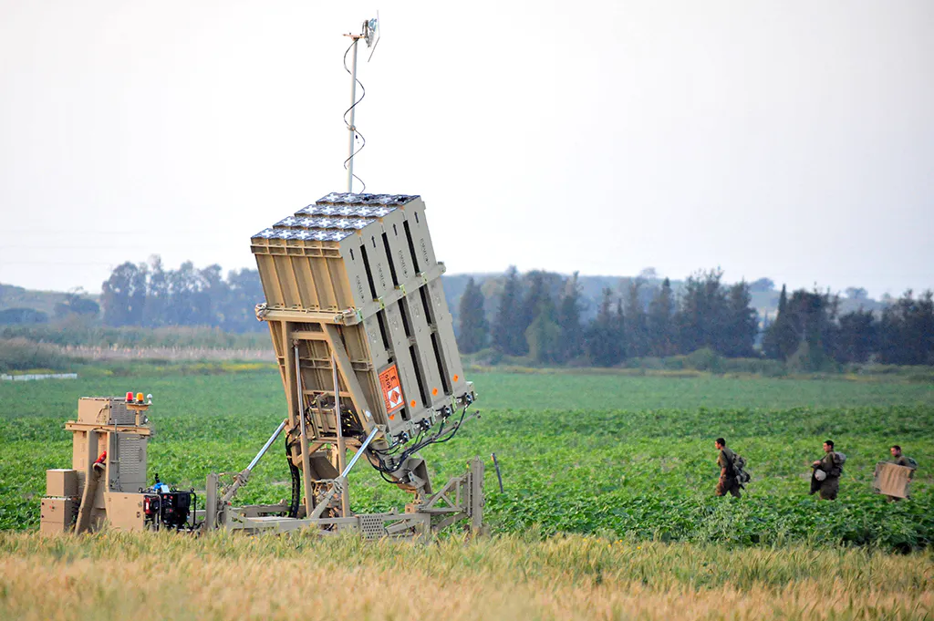 Ein israelischer Starter als Teil des Iron Dome