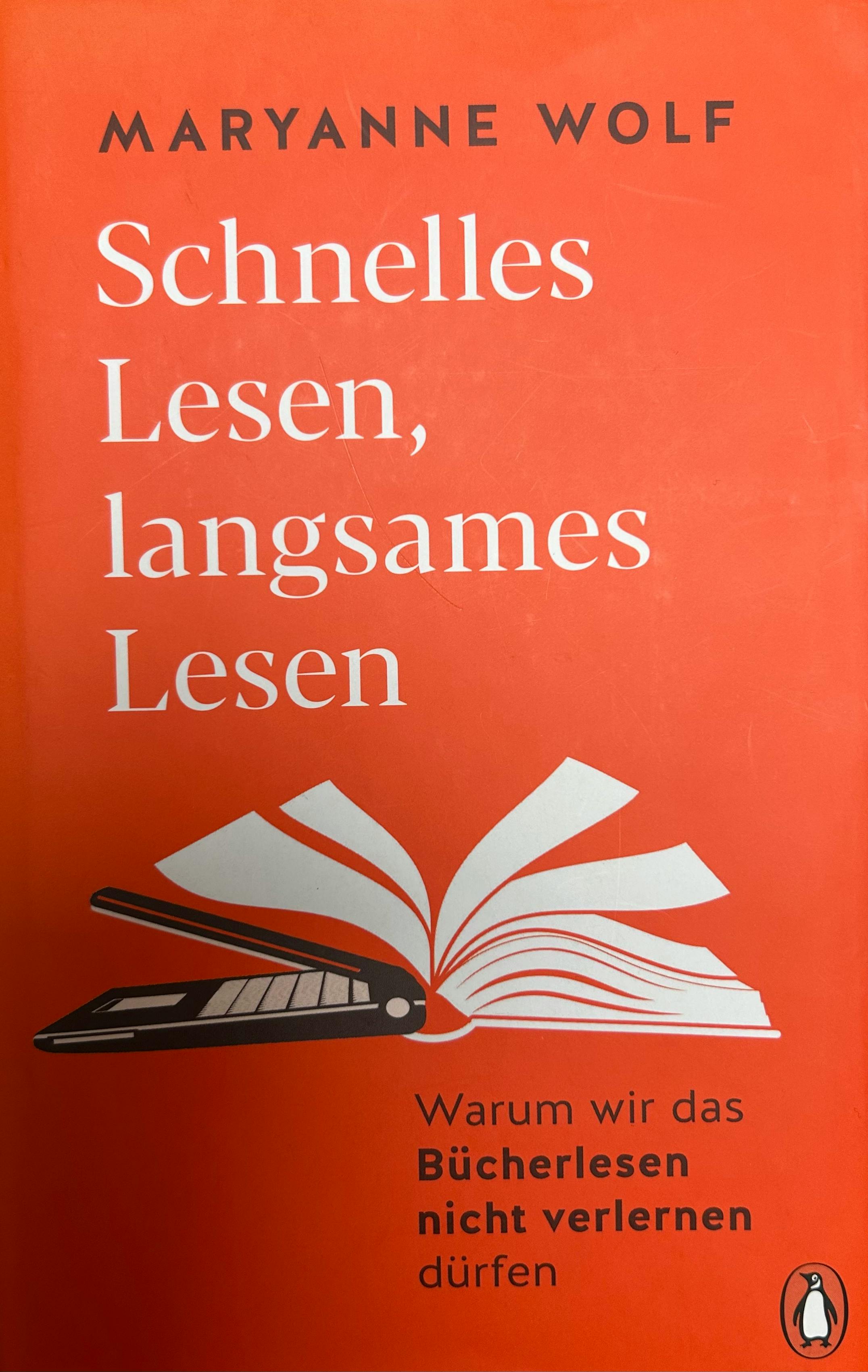 Buchcover, rotorange mit weißer und schwarzer Schrift.