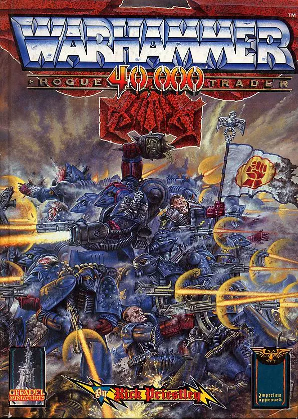 Warhammer 40,000: Rogue Trader, Rick Priestley u.a., 1987.