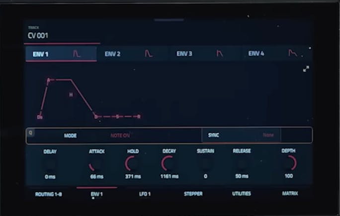 AKAI MPC Live III: CV Playground 
4 Envelopes