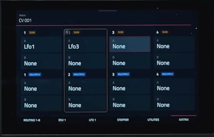 MPC LIVE 3 CV tools Matrix