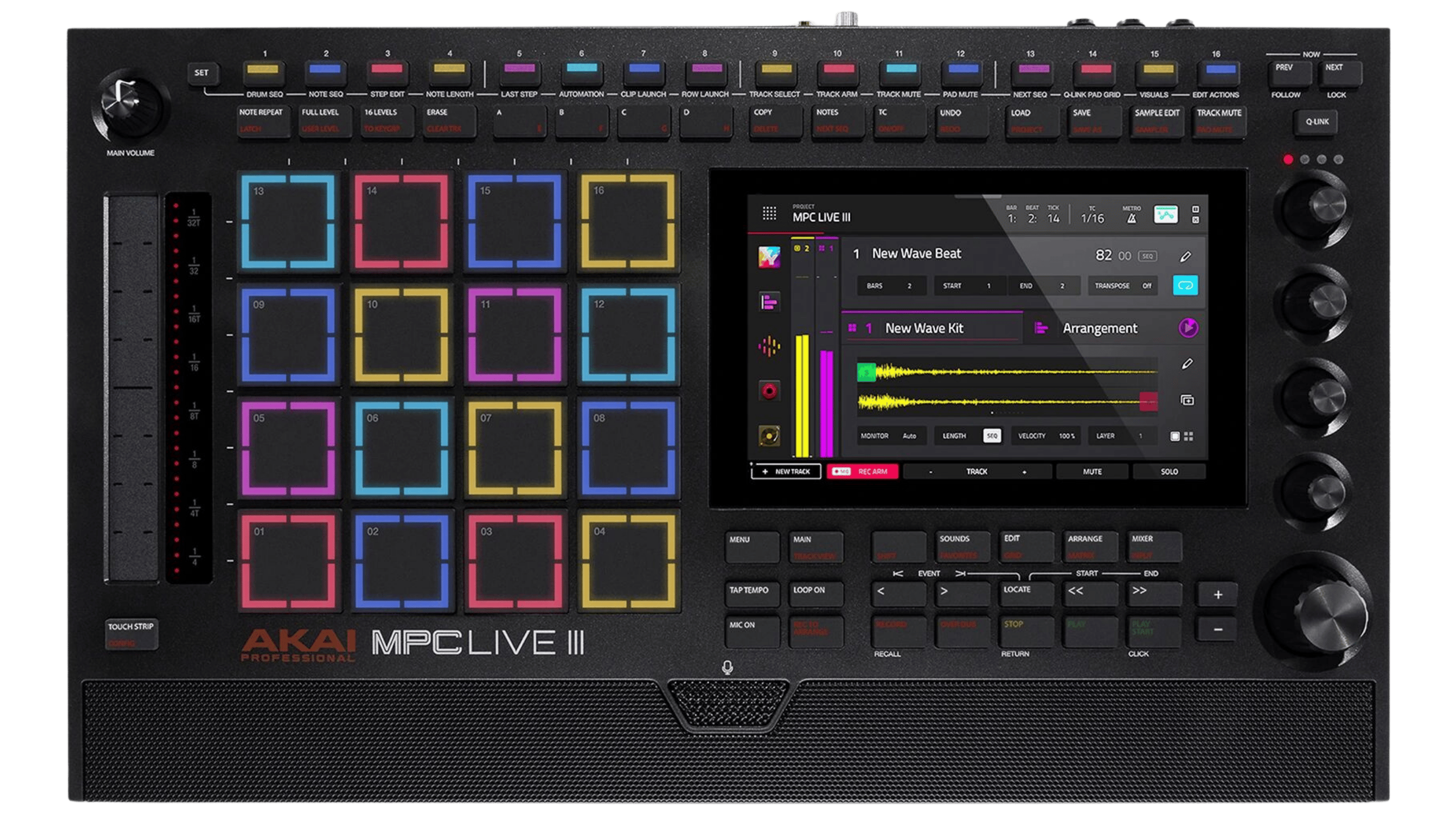 AKAI MPC Live III
8-Core-Prozessor
8 GB RAM, 128 GB interner Speicher