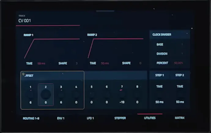 MPC LIVE 3 CV Tools Ramps Offset