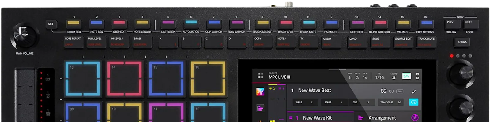 AKAI MPC LIVE 3 - Clip Matrix
Clip-Launch-Workflow für verbessertes Song-Arranging und Performance
