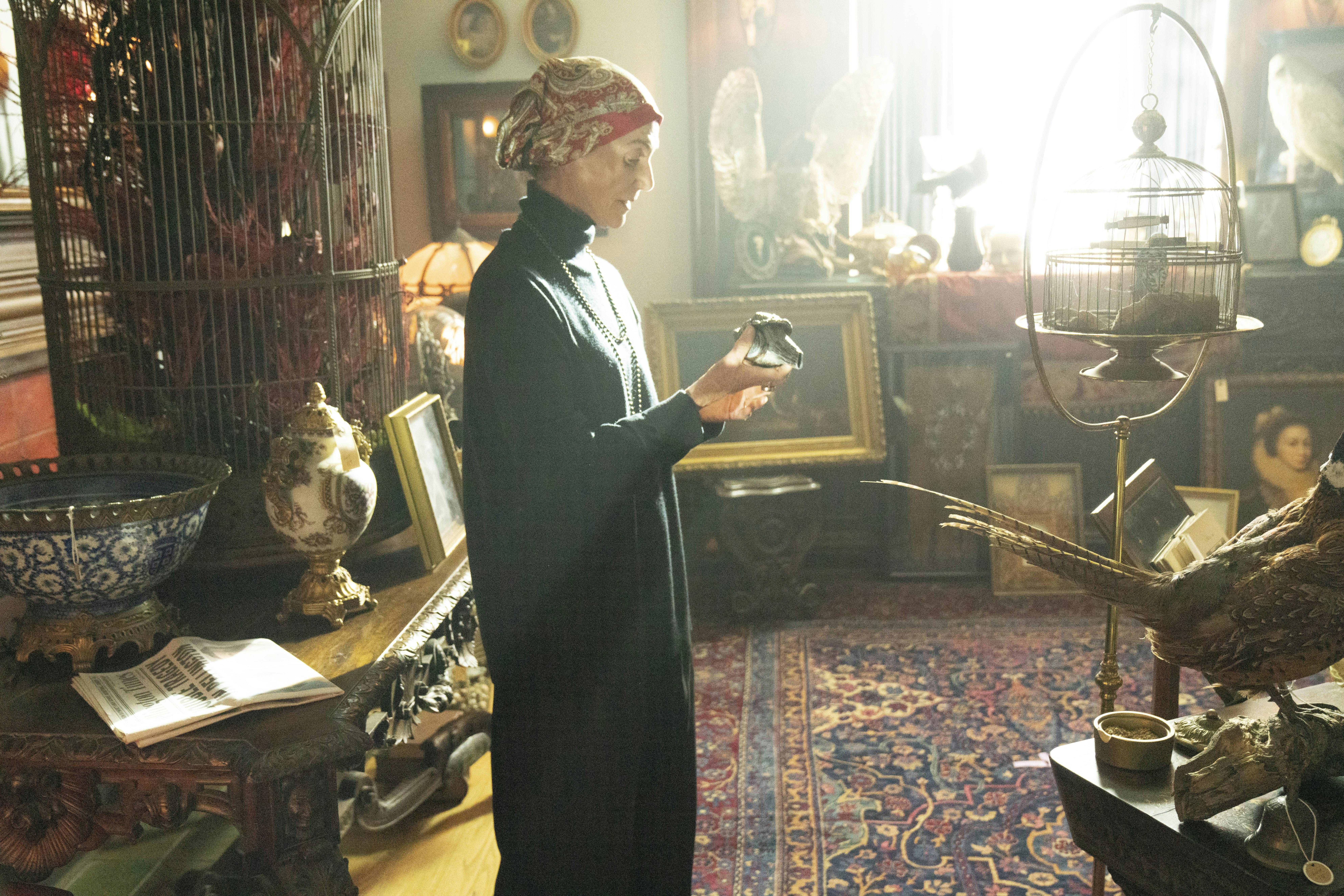 Michelle Fairley als mysteriös an Krebs oder so sterbende Ivy Raymore in Corin Hardys WHISTLE // © Leonine Studios