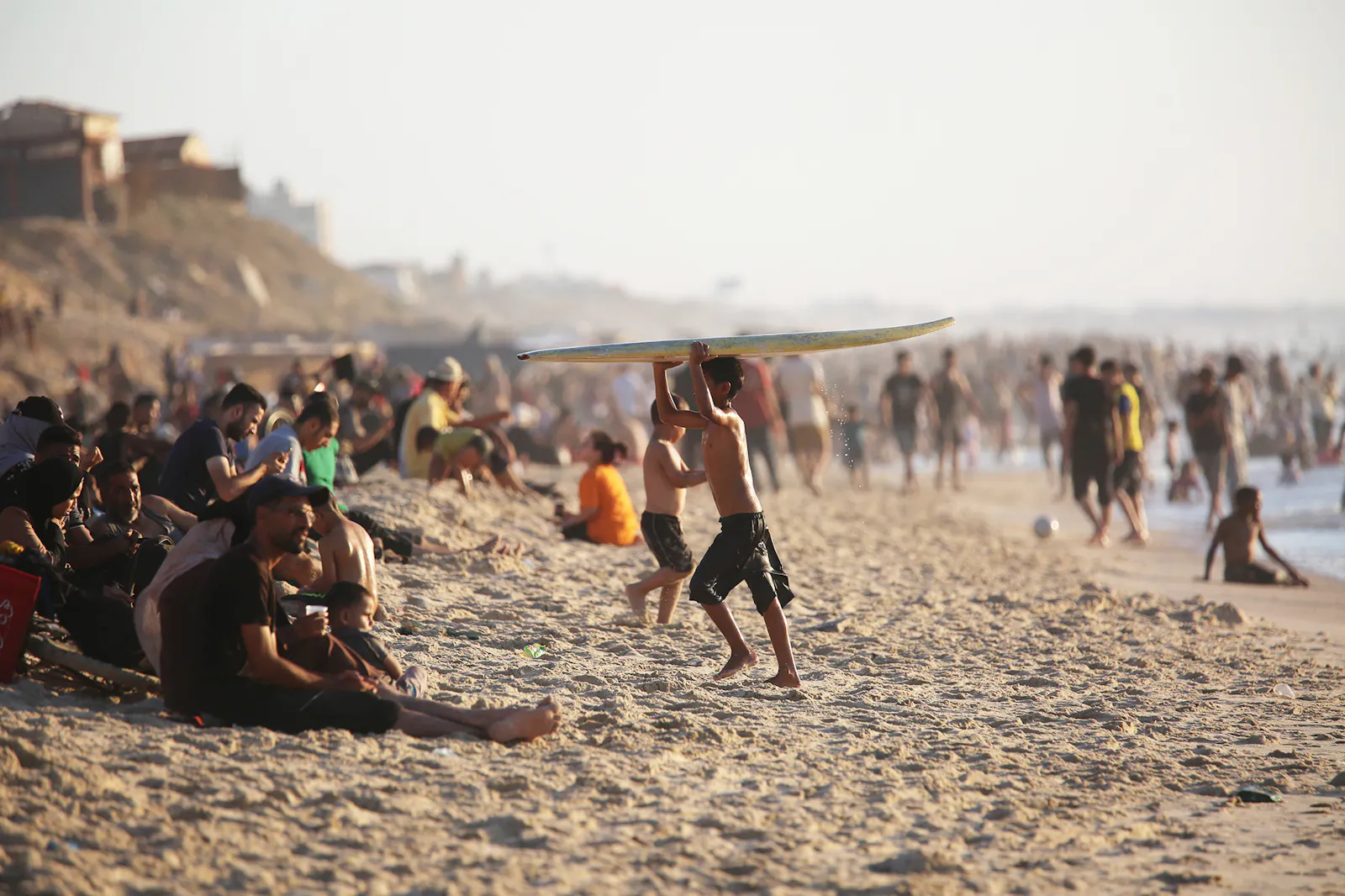 Strand von Deir al-Balah | Foto: Hassan Jedi | Agentur: Anadolu Agency | 29.08.2025