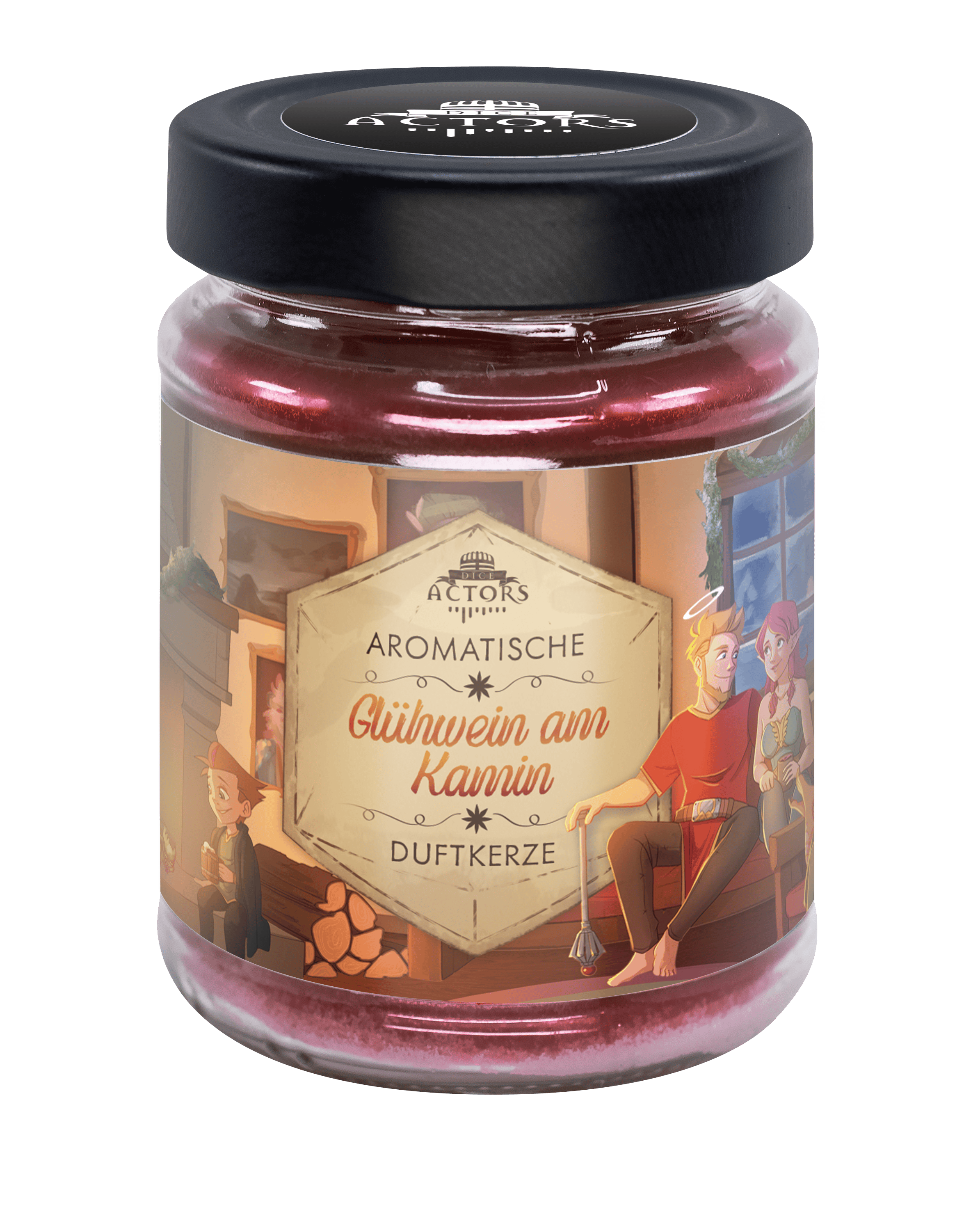 Glühwein am Kamin - Duftkerze