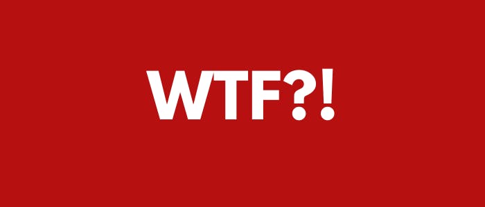 Rotes Titelbild im Wochenendrebellen‑Design mit dem Schriftzug ‚WTF – Was zur Hölle passiert da gerade?‘: Der Hintergrund ist vollflächig in der markentypischen roten Farbe #b61010 gehalten. Mittig verläuft eine dünne weiße Horizontallinie, die das Motiv teilt und den Fokus auf den Text legt. In großer, weißer Schrift steht ‚WTF‘, ergänzt durch eine Unterzeile, die deutlich macht, dass es hier um Nachrichten, Medienberichte und Entwicklungen geht, die die Wochenendrebellen erschüttern, wütend machen oder sprachlos zurücklassen. Die Grafik dient als Coverbild für eine Newsletter‑Rubrik, in der Jason und Mirco von Juterczenka kritische Meldungen, problematische Entscheidungen und unfairen Umgang mit Autist*innen, anderen marginalisierten Gruppen oder Klima‑ und Gerechtigkeitsthemen zusammentragen und kommentieren.“
