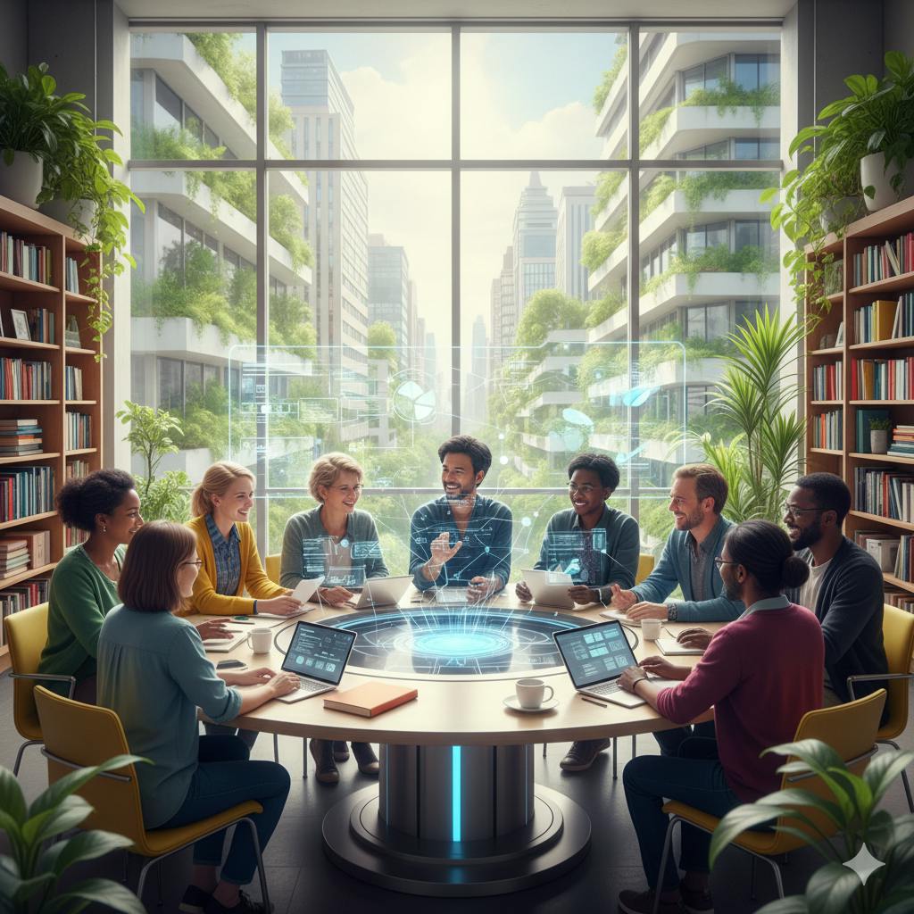 A positive, deliberative group: the Cognitive Republic