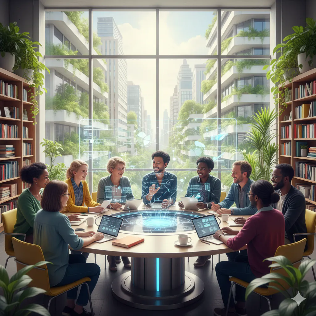 A positive, deliberative group: the Cognitive Republic