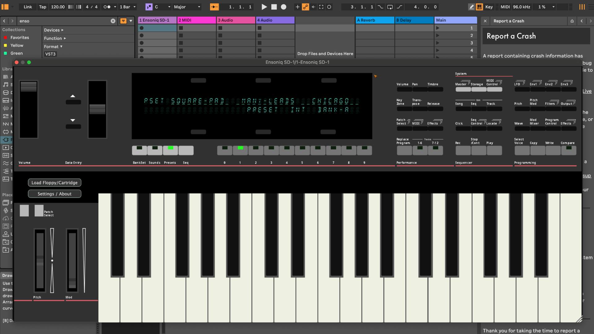 Ensoniq SD1 Synthesizer Emulation 1:1