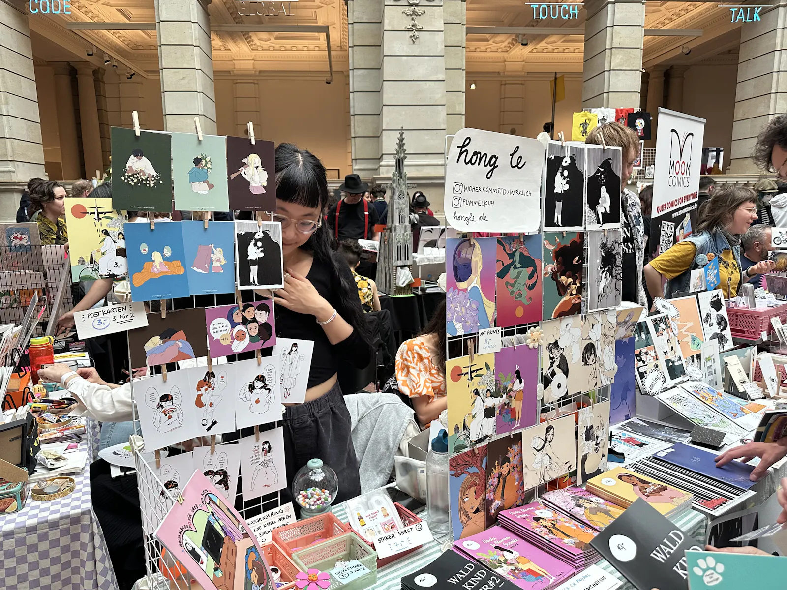 mein Stand auf der Comic Invasion