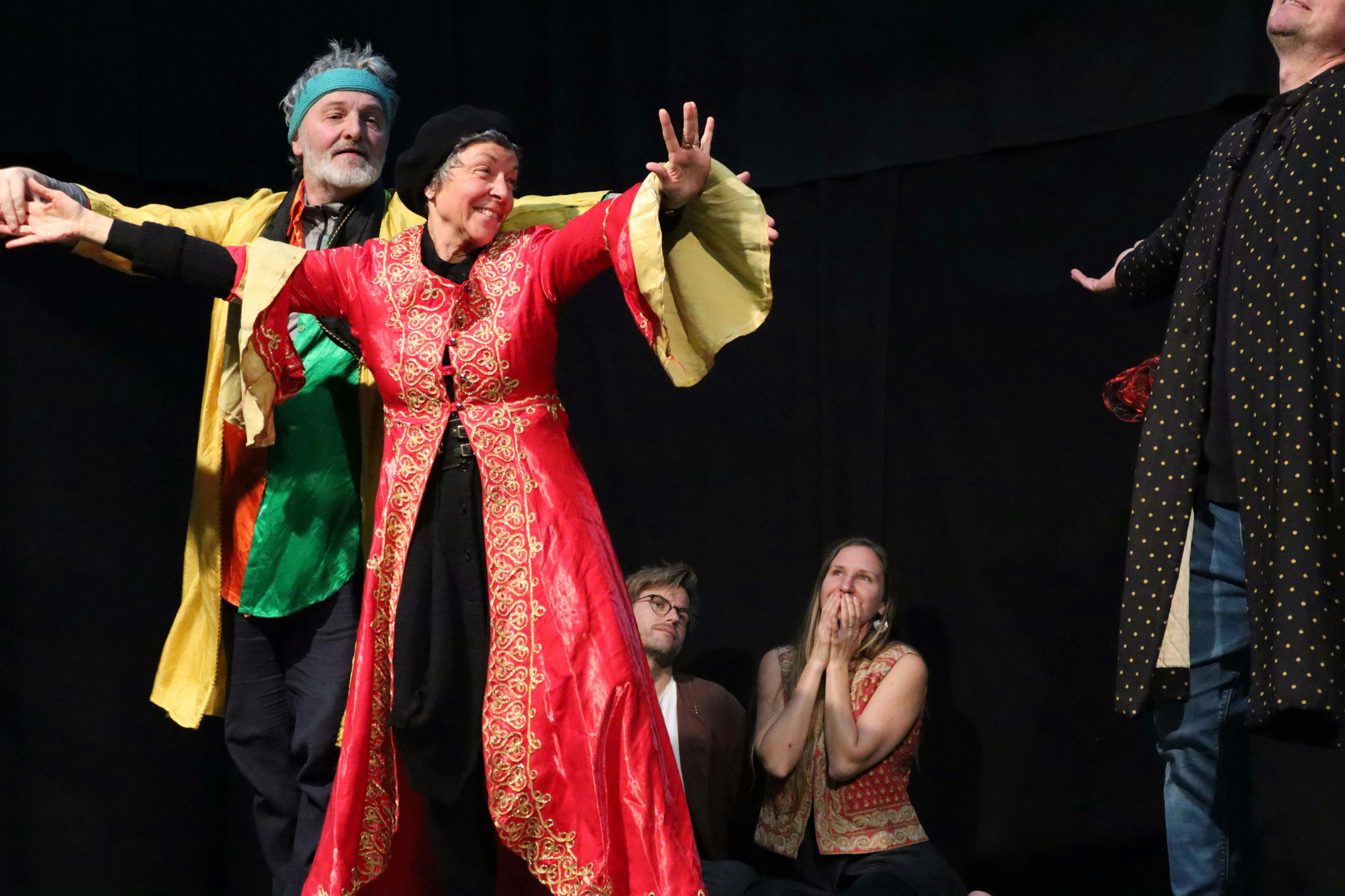 Szene aus „Der Sturm” von der Wilden Bühne, zu sehen am Freitag und Samstag im Kulturwerk. Foto: Wilde Bühne