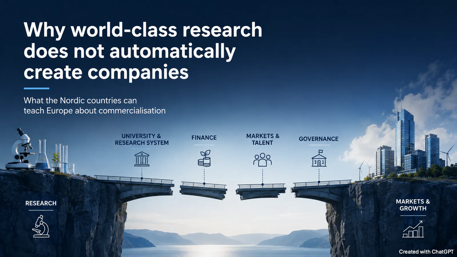 Why world-class research does not automatically create companies