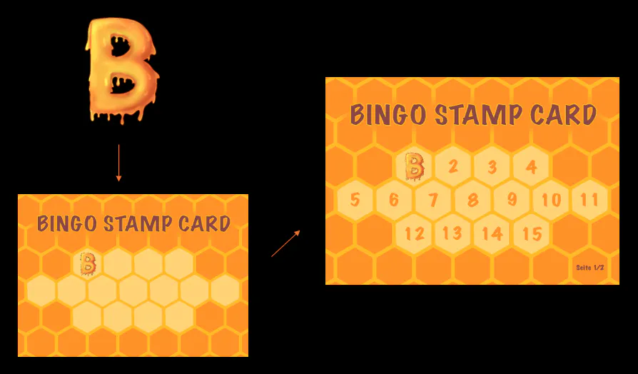 Die Bingo Stamp Card.